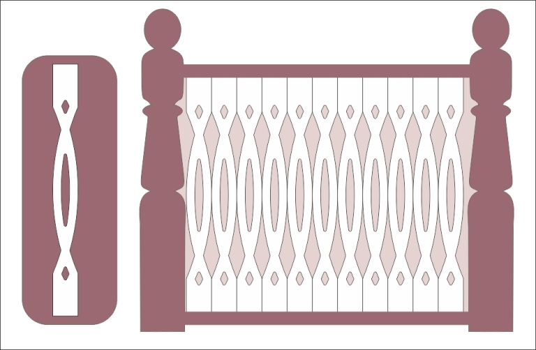 Балясины из доски рисунки